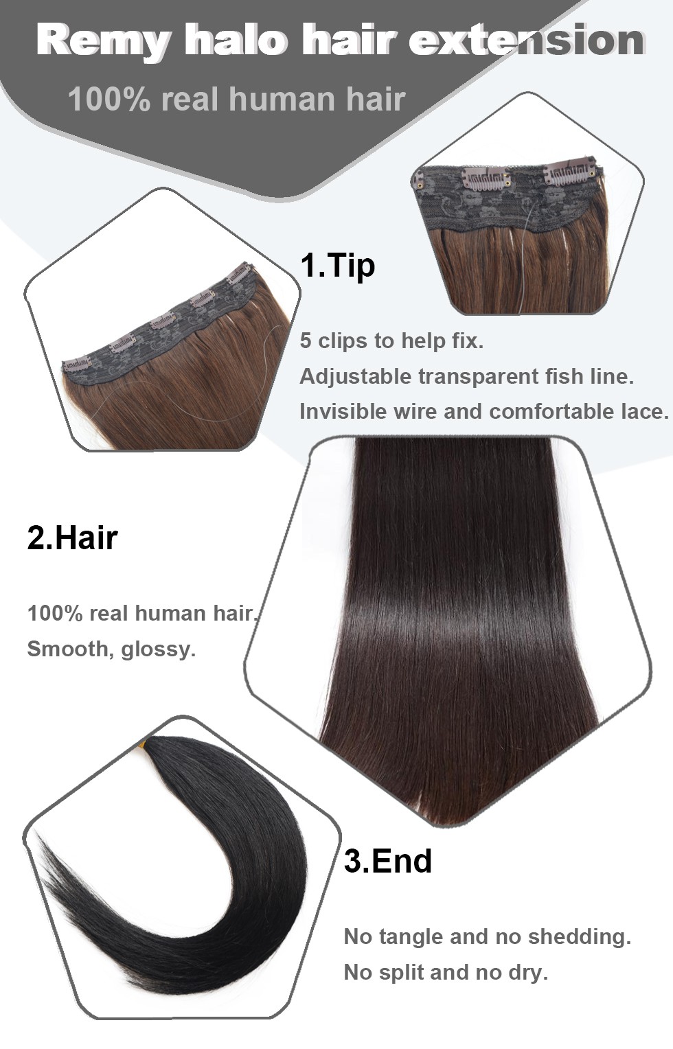 halo hair extension